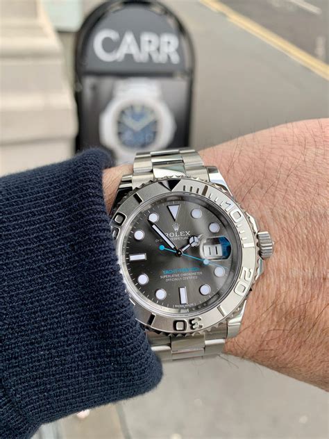 rolex yacht master platinum dial 40mm|rolex master 40 review.